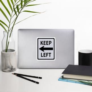 Keep Left Stickers
