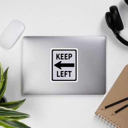 Keep Left Stickers