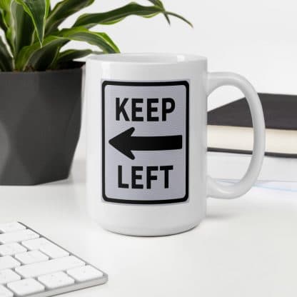 Keep Left Mug