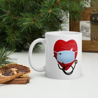 I Love Healthcare Workers Mug