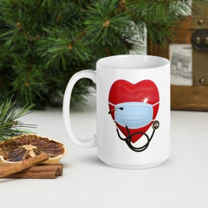 I Love Healthcare Workers Mug