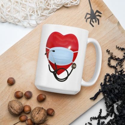 I Love Healthcare Workers Mug