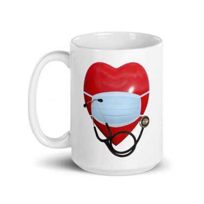 I Love Healthcare Workers Mug