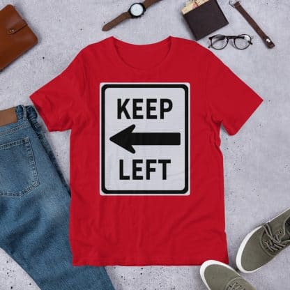 Keep Left T-Shirt (Unisex)